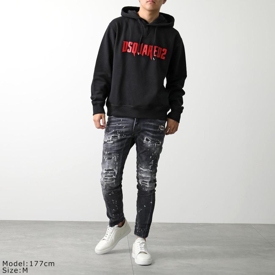 DSQUARED2 / パーカー/S/コットン/BLK/無地/S74GU0353 DSQUARED2（ディースクエアード） パーカー S74GU0815 S25516 メンズ