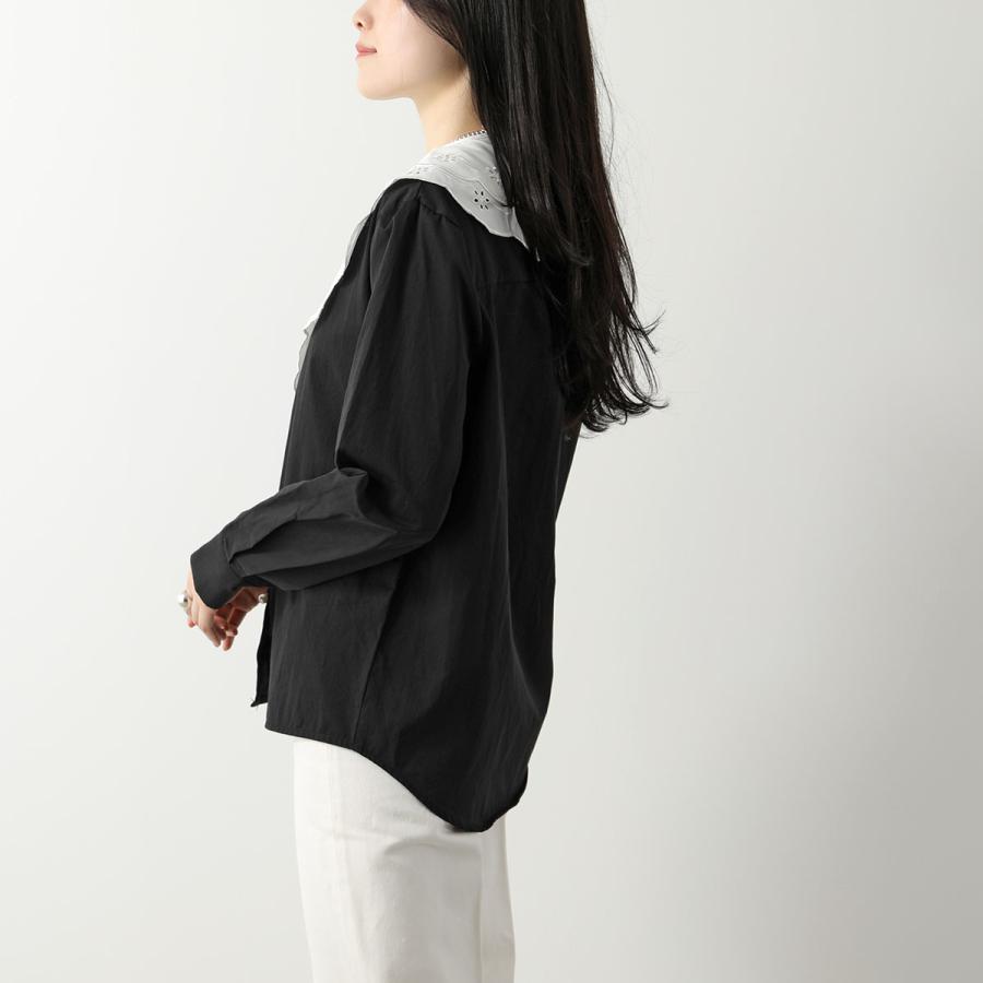 sister jane エンブロイダリー　パールボタン　ブラウス Sister Jane（シスタージェーン） 長袖 ブラウス Ara Collar Blouse
