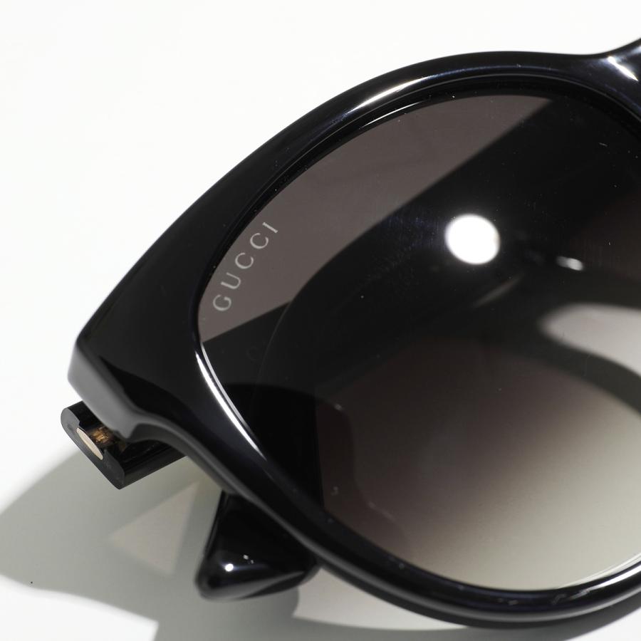 GUCCI グッチ サングラス GG0636SK レディース GGメタルロゴ ボストン型 セルフレーム グラデーションレンズ アジアンフィット 001/BLACK-BLACK-GREYの画像