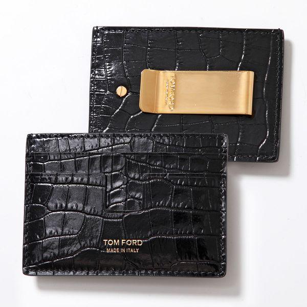 極美品✨トムフォード　カードケース　マネークリップ TOM FORD トムフォード カードケース マネークリップ付き (TOM FORD