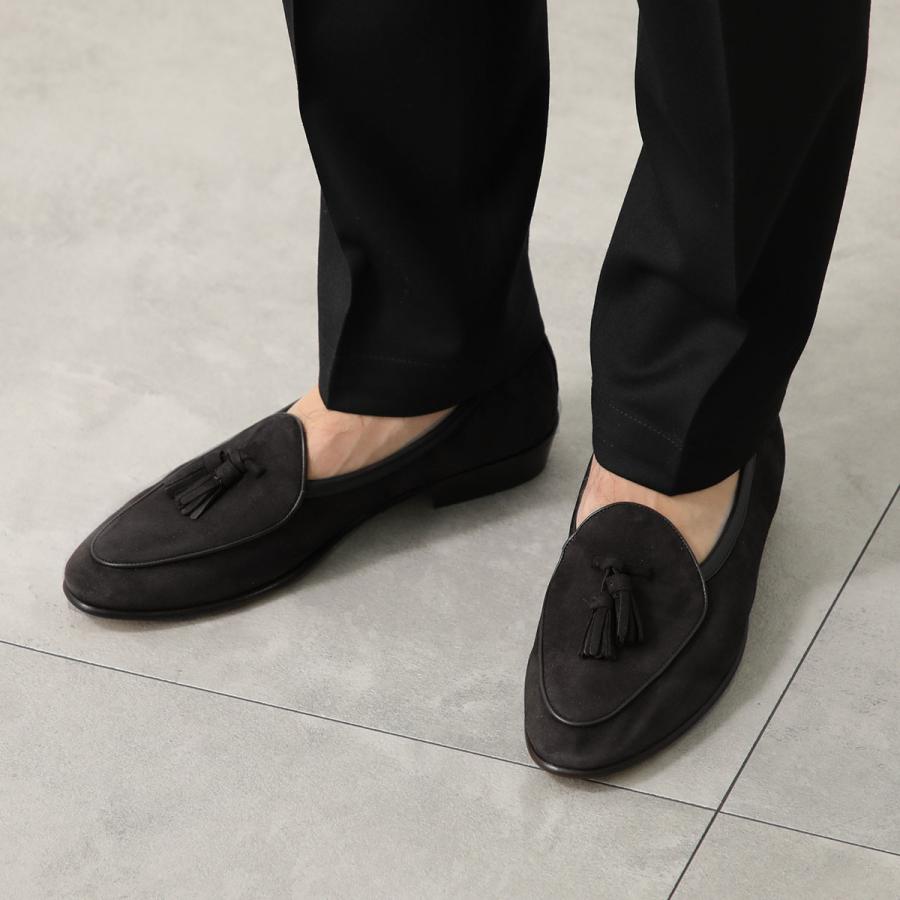 靴 Baudoin&Lange Sagan Size.43 Black Baudoin&Lange（ボードインアンドランジ） タッセルローファー Sagan