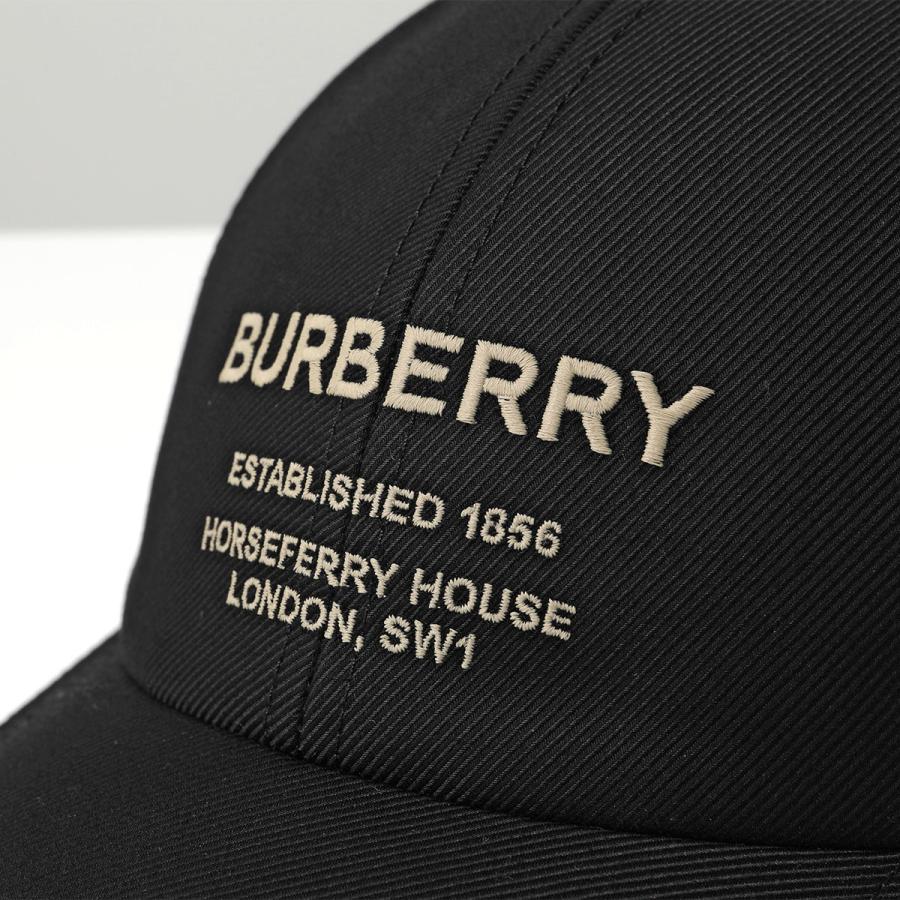 M美品BURBERRY バーバリー ホースフェリー ロゴ ベースボール キャップ 