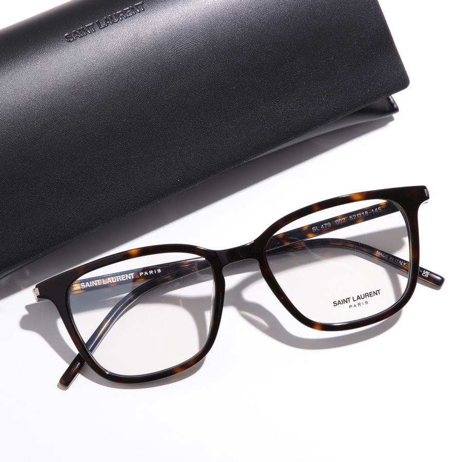 サンローラン ブラウンサングラス 伊達メガネレンズ SAINT LAURENT サンローラン メガネ SL 479 レディース