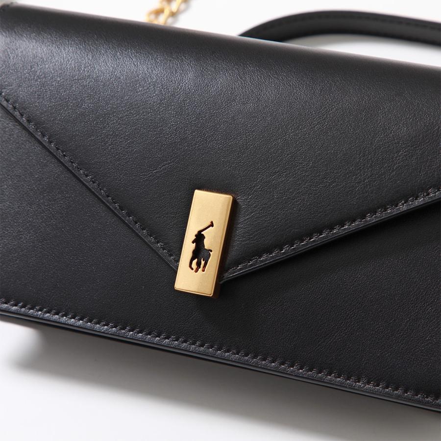 未使用級 ポロラルフローレン ID 折り財布 ロゴ金具 レザー カーキ 未使用級 ポロラルフローレン ID 折り財布 ロゴ金具 レザー カーキ