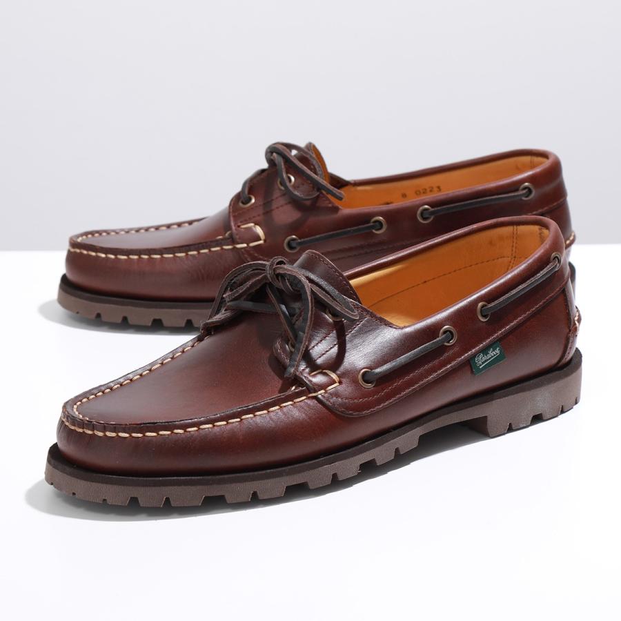 新品paraboot 4.2万円パラブーツ デッキシューズ レザーシューズ 革靴 Paraboot（パラブーツ） レザーシューズ BARTH/MARINE BOAT SHOES