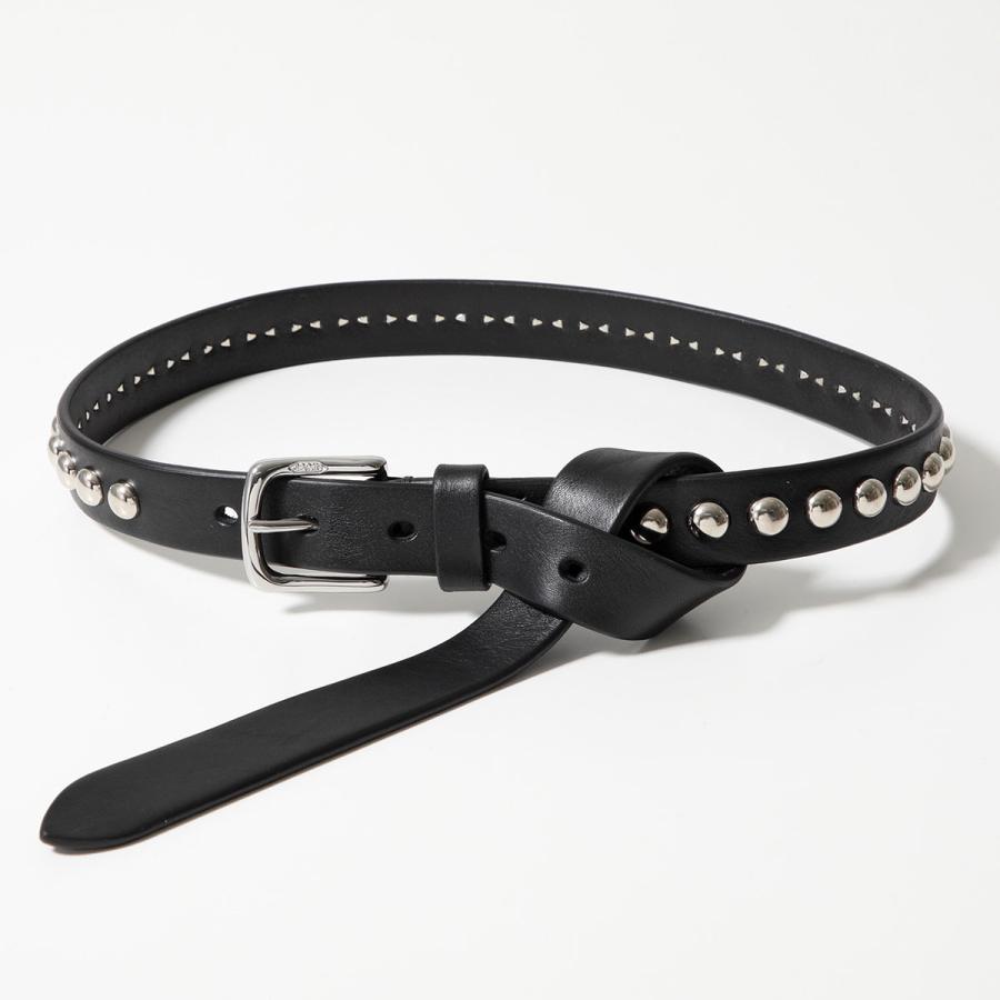 J&M Davidson（J＆Mデヴィッドソン） ベルト DOME RIVETS NARROW BELT