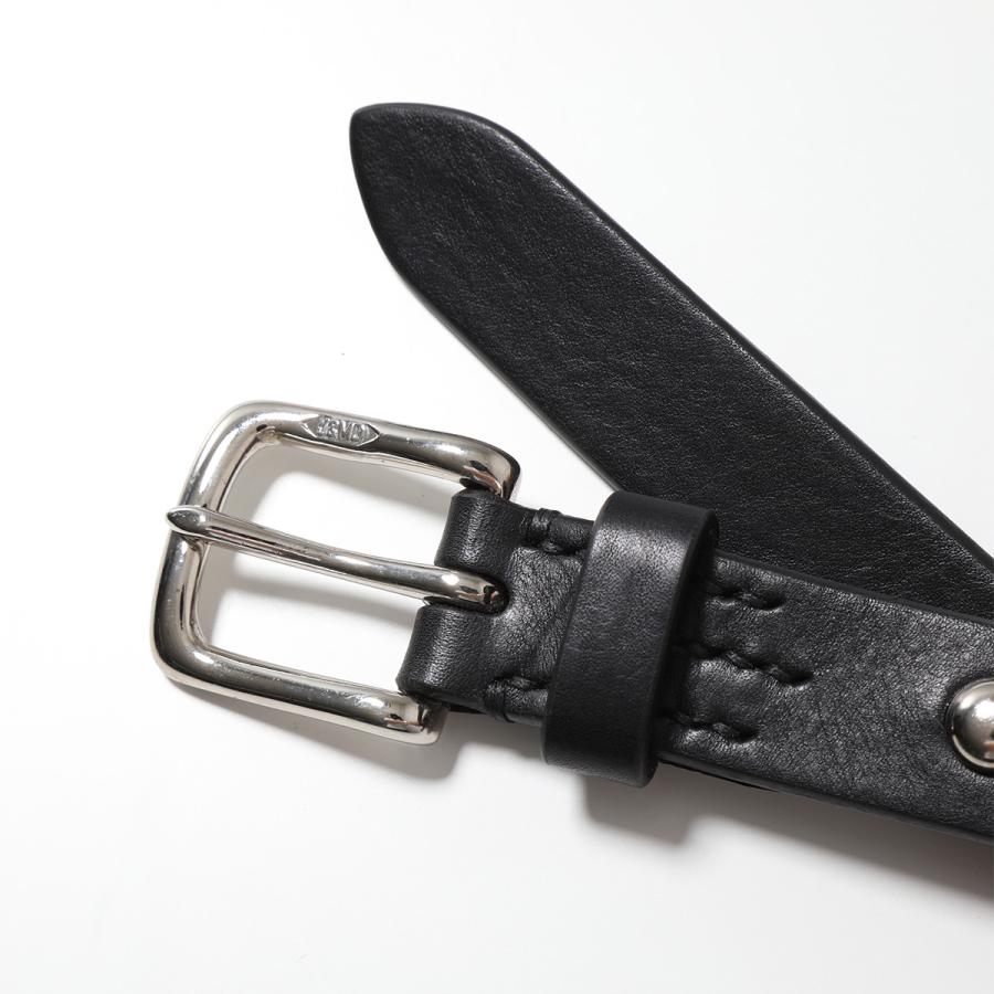 J&M Davidson（J＆Mデヴィッドソン） ベルト DOME RIVETS NARROW BELT