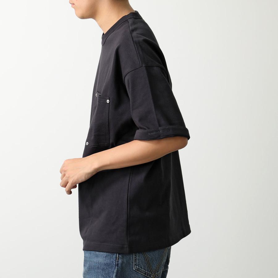 Bottega Veneta ボッテガヴェネタ ロゴ刺繍 半袖Tシャツ ブラック BOTTEGA VENETA（ボッテガ・ヴェネタ） Tシャツ 745093 VKLZ0 半袖