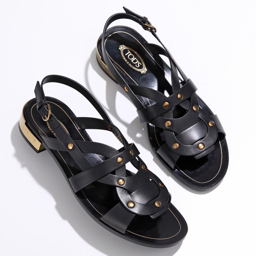 TOD'S（トッズ） TODS サンダル XXW42B0AW10D90 レザー ストラップ
