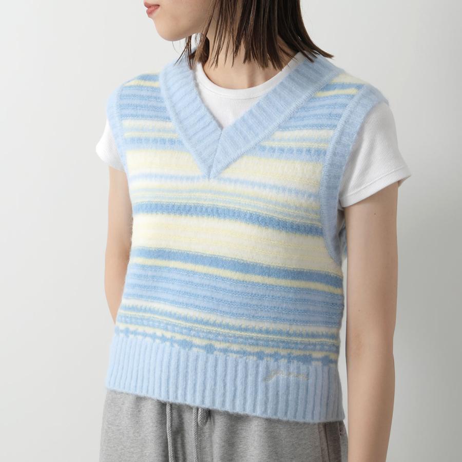 GANNI ガニー ニットベスト Soft Wool Stripe Vest K2236 K2258 GANNI ガニー ニットベスト Soft Wool Stripe Vest K2236 K2258