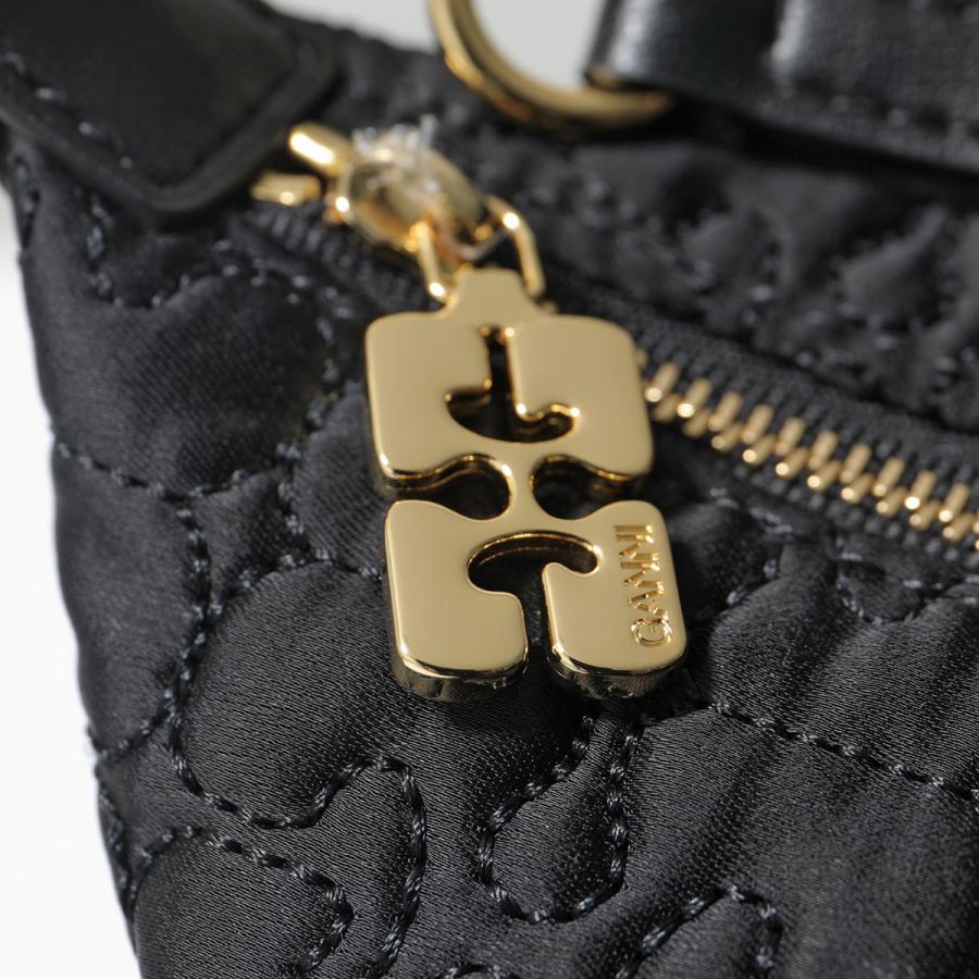 GANNI（ガニー） ハンドバッグ BUTTERFLY MEDIUM POUCH SATIN A5217
