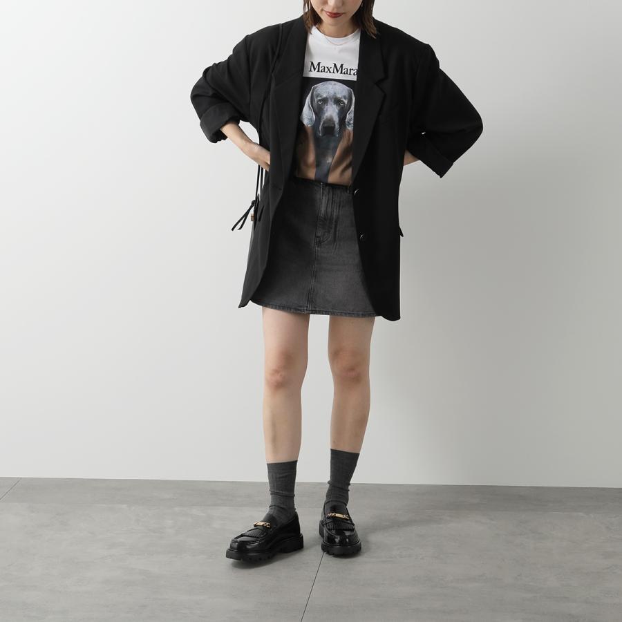 MAX MARA マックスマーラ 半袖 Tシャツ CIPRIA チプリア レディース ウィリアム・ウェグマン カットソー コットン ドッグプリント 犬 ロゴ | Max Mara | 07