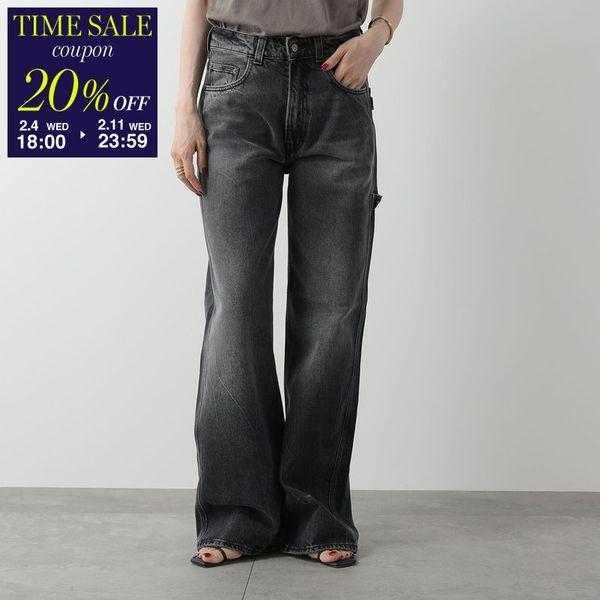 HARNA様　デニムパンツ 3本組】配色使い裏起毛やわらかデニムパンツ - ベルーナ【公式】