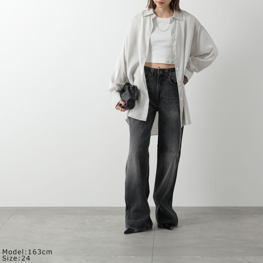 美品　HAIKURE ハイクル　ワイドデニム パンツ HAIKURE ハイクル ジーンズ WINONA HEW03300 DF119 レディース デニム