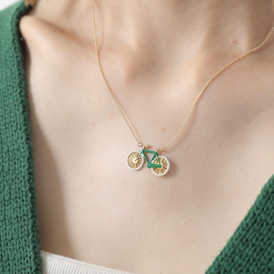 ALIITA（アリータ） ネックレス BICI ENAMEL NECKLACE ROLO レディース