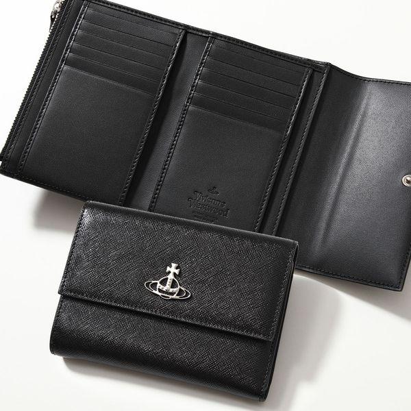 Vivienne Westwood ヴィヴィアンウエストウッド 二つ折り財布 SAFFIANO 