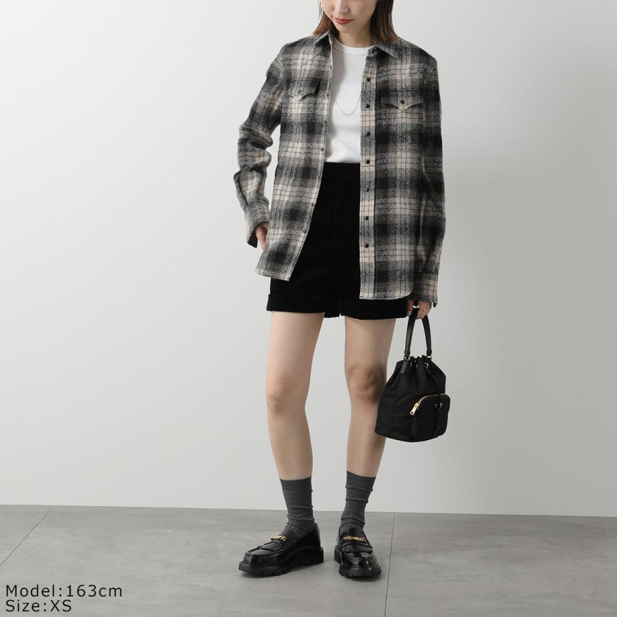 SAINT LAURENT サンローラン フランネルシャツ 615139 Y22OA