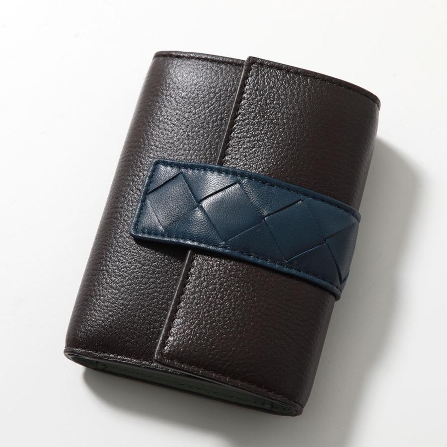 BOTTEGA VENETA ボッテガヴェネタ 三つ折り財布 タグ 796868 V4IK1 レディース イントレチャート レザー バイカラー ミニ財布 カラー2色 BOTTEGA VENETA ボッテガヴェネタ 三つ折り財布 タグ 796868 V4IK1 レディース イントレチャート レザー バイカラー ミニ財布 カラー2色