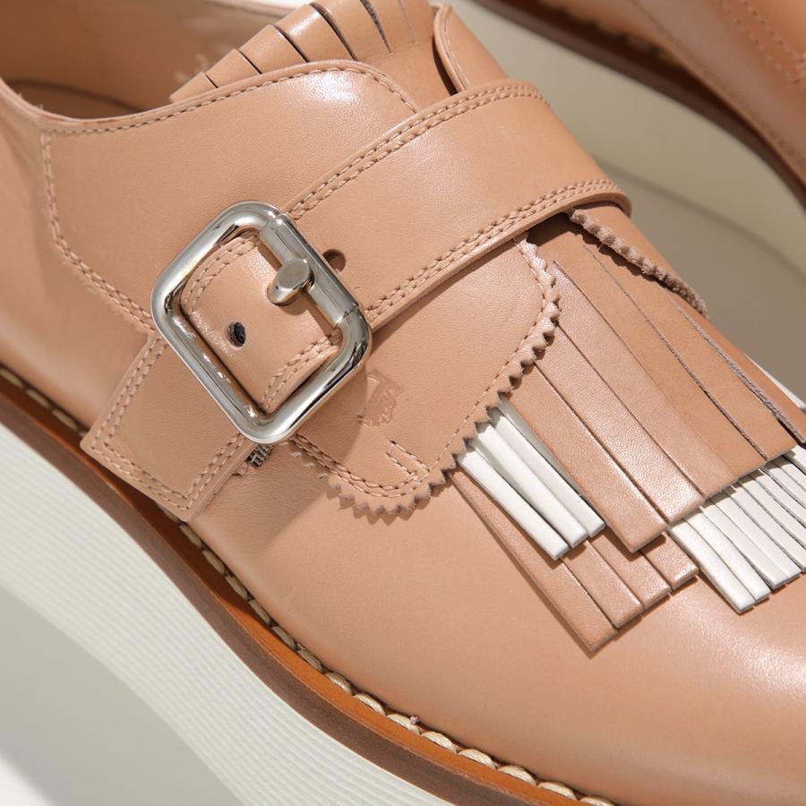 未使用TOD'S トッズ 厚底 ローファー ベージュ サイズ37/24cm TOD'S（トッズ） TODS ローファー XXW27A0S930EGA レディース レザー