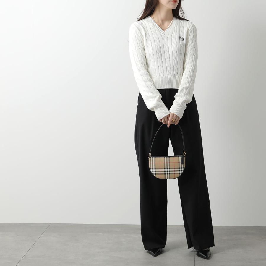 Burberry ニットチェック オリンピアポーチ/ショルダーバック BURBERRY バーバリー ハンドバッグ NEW OLYMPIA POUCH