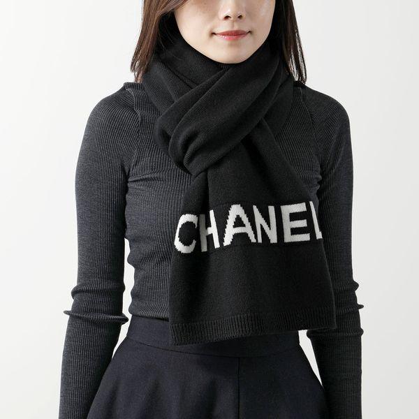 CHANEL シャネル ニットマフラー AAA400 B17807 レディース  