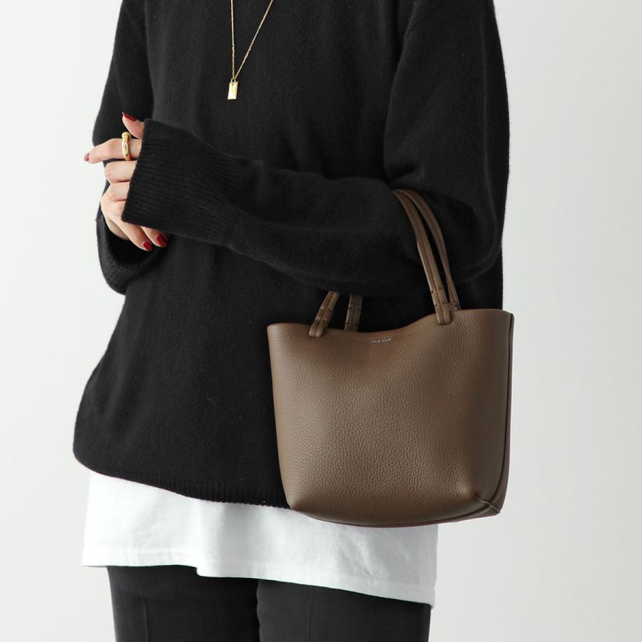 新品【完売】The Rowダークブラウン パークトートショルダー付き 新品【完売】The Rowダークブラウン パークトートショルダー付き