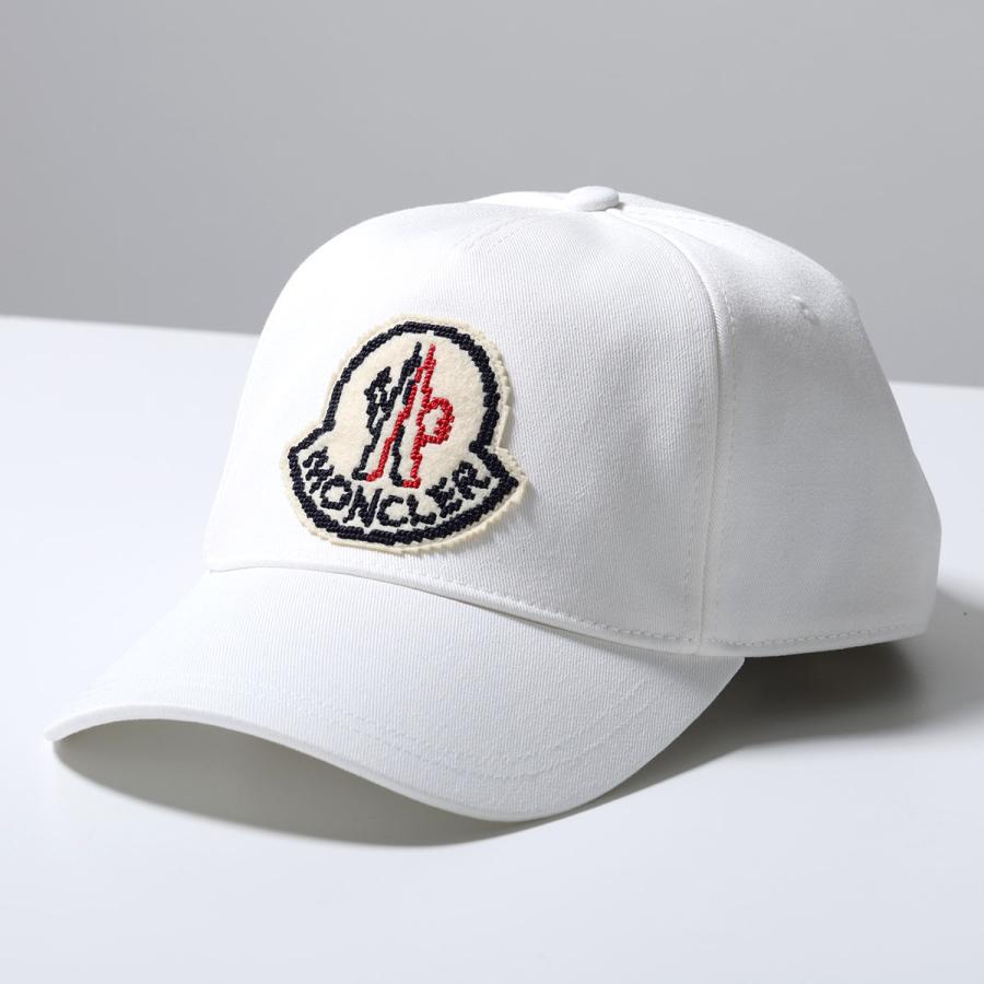 MONCLER ベースボールキャップ ホワイト MONCLER（モンクレール） キャップ BASEBALL 3B00014 0U162 メンズ