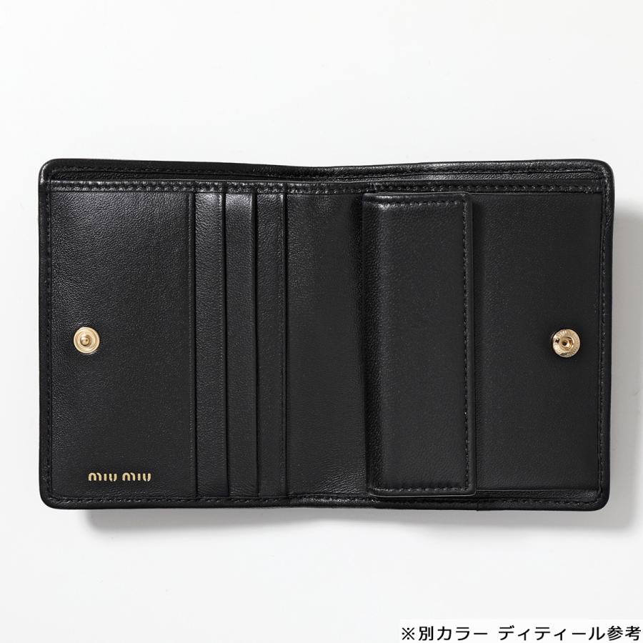 miu miu（ミュウミュウ） 【カラー限定特価】MIUMIU 二つ折り財布
