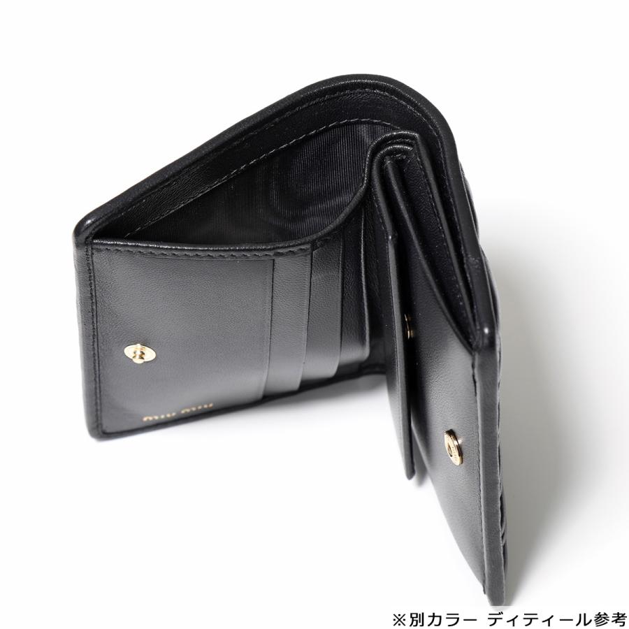 miu miu（ミュウミュウ） 【カラー限定特価】MIUMIU 二つ折り財布
