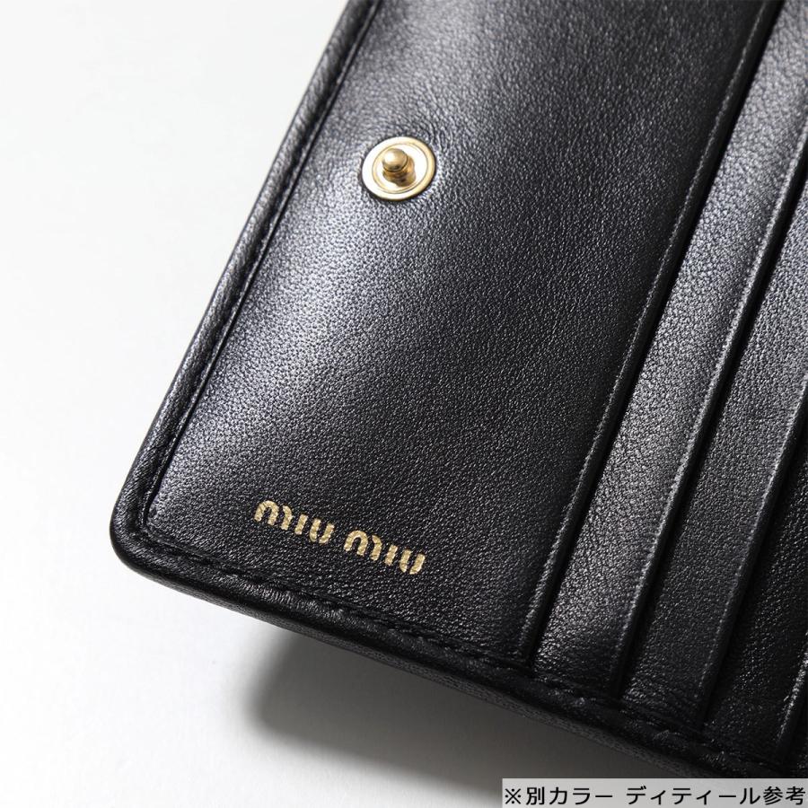 miu miu（ミュウミュウ） 【カラー限定特価】MIUMIU 二つ折り財布