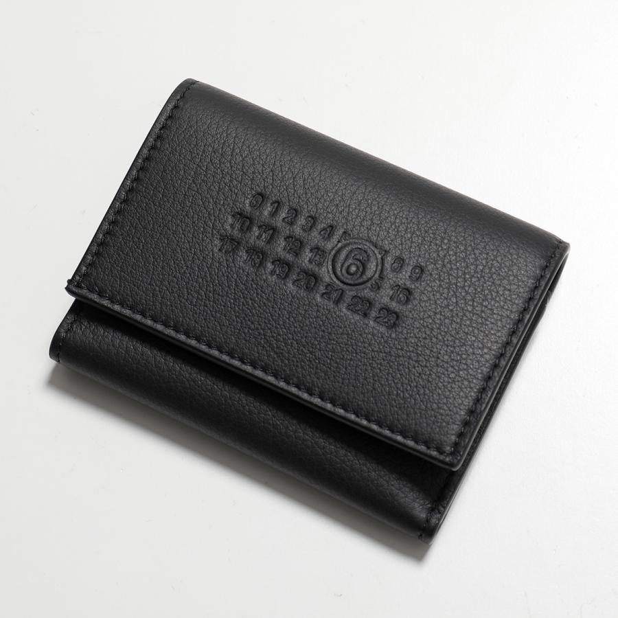 専用　未使用 メゾンマルジェラ 三つ折り財布 レザー ブラック 箱付き MM6 エムエムシックス メゾンマルジェラ 三つ折り財布 SA5UI0009 P4344