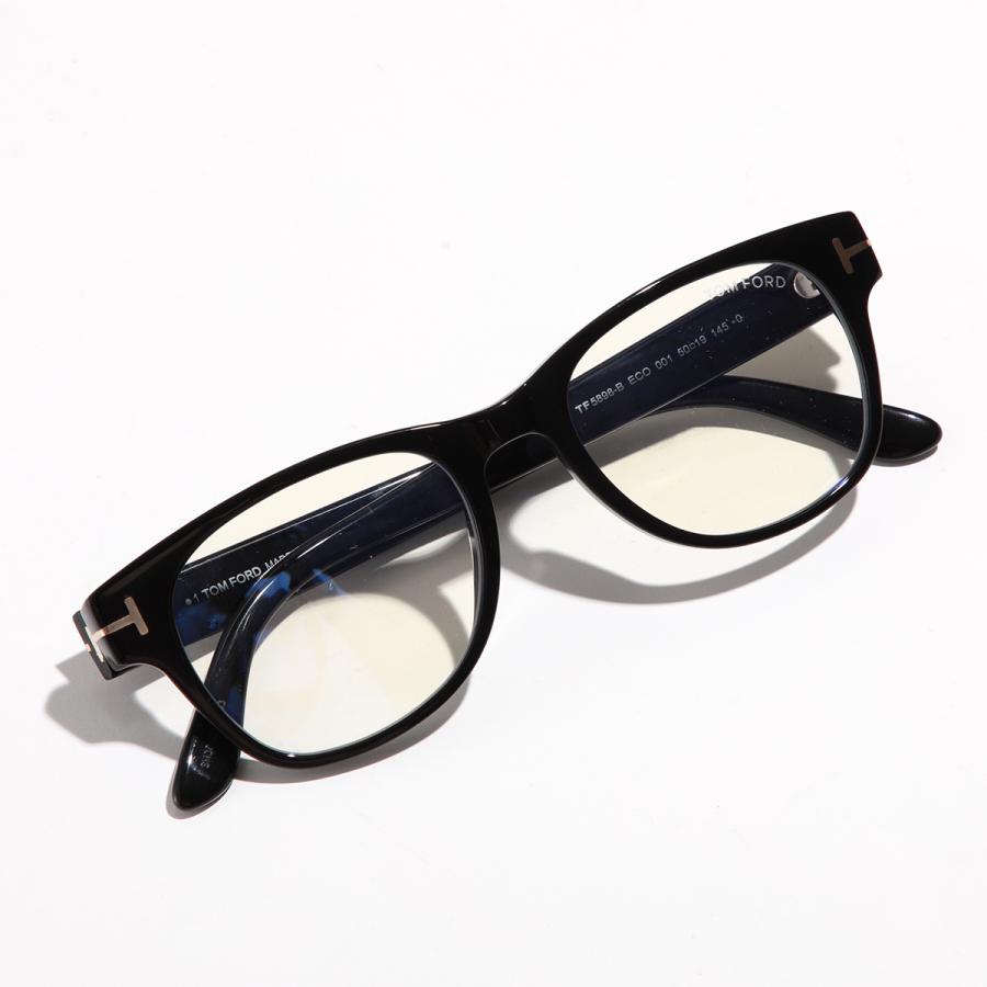 TOM FORD トムフォード FT5898B 001 メガネフレーム　ブラック TOM FORD トムフォード メガネ TF5898-B 001 ブラック 50サイズ (在庫