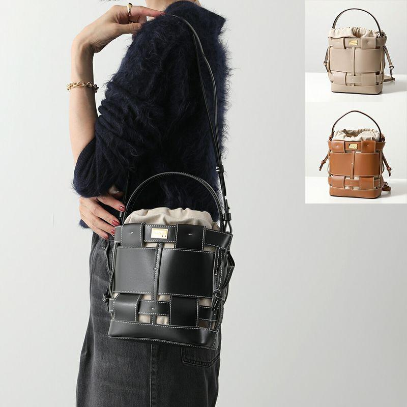 Zanchetti（ザンケッティ） ショルダーバッグ WOVEN BUCKET SMALL WBUS