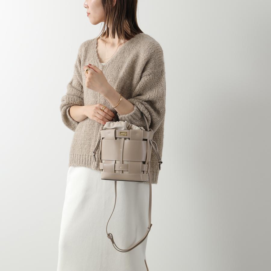 ZANCHETTI ザンケッティ ショルダーバッグ WOVEN BUCKET SMALL WBUS 