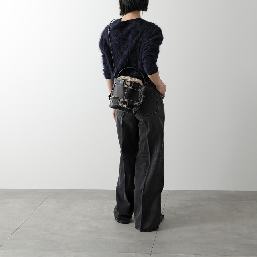 Zanchetti（ザンケッティ） ショルダーバッグ WOVEN BUCKET SMALL WBUS