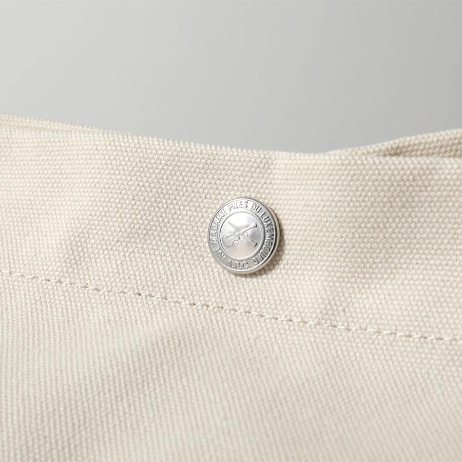 APC A.P.C. アーペーセー ショルダーバッグ Besace Journal PSAJZ M61939  レディース トートバッグ ロゴ キャンバス 鞄 カラー4色の画像