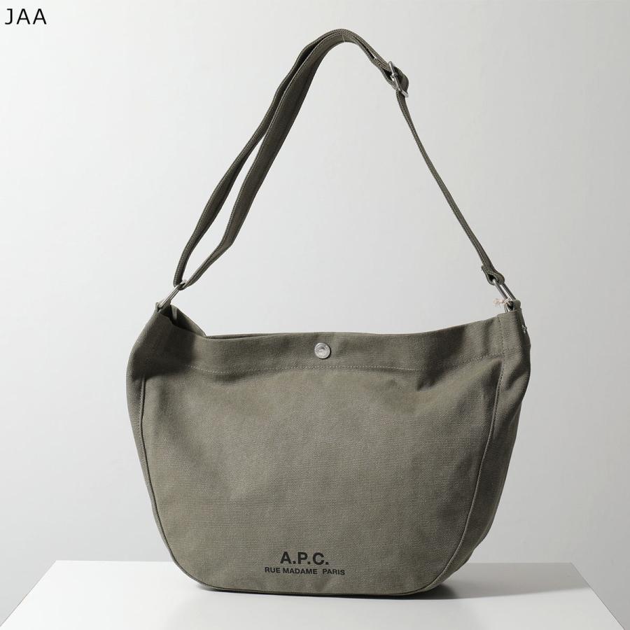 APC A.P.C. アーペーセー ショルダーバッグ Besace Journal PSAJZ M61939  レディース トートバッグ ロゴ キャンバス 鞄 カラー4色の画像