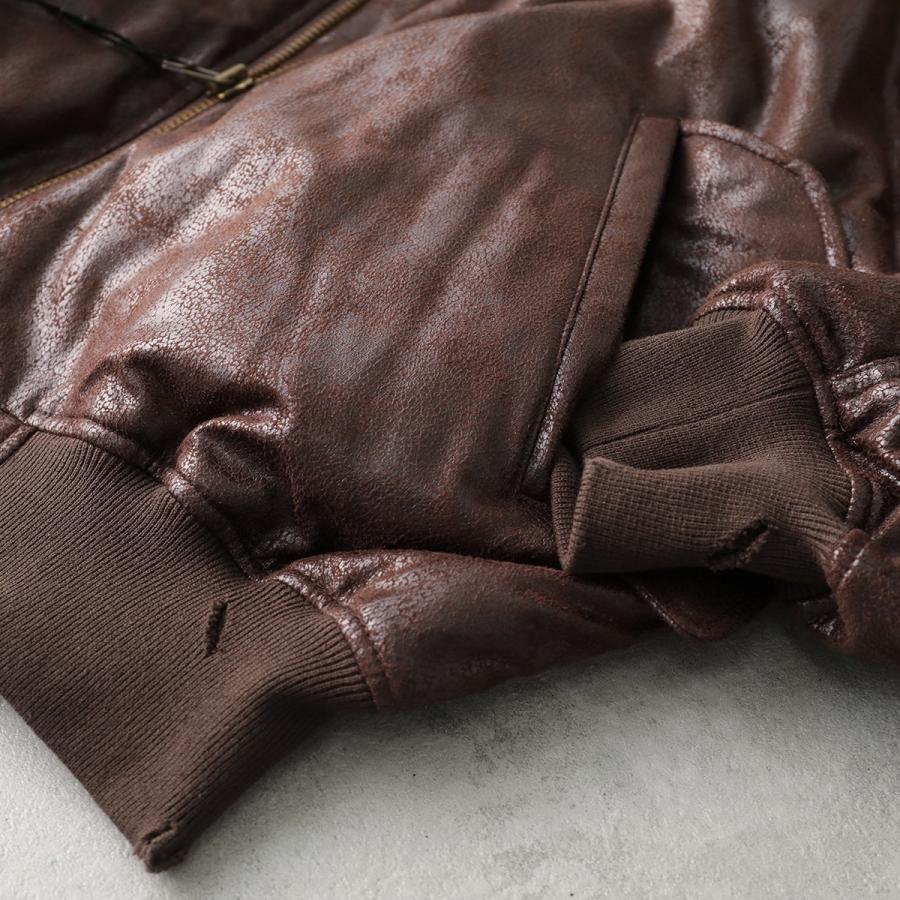 PROVOKE プロヴォーク ブルゾン fakeleather MA-1 PV-100046