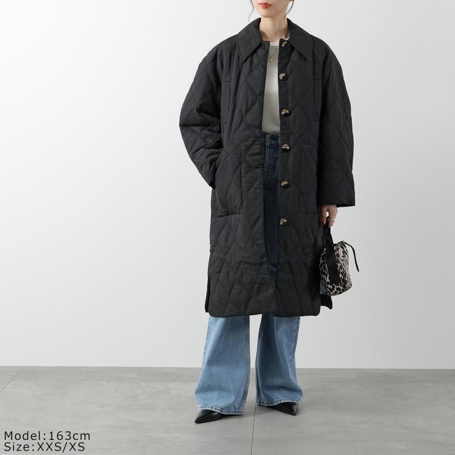GANNI ガニー キルティングコート Quilt Raglan Midi Coat F9206 GANNI ガニー キルティングコート Quilt Raglan Midi Coat F9206