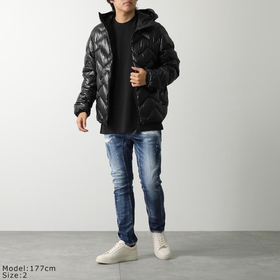 【MOMCLER/モンクレール】ブラック ダウンコード MONCLER（モンクレール） ダウンジャケット コート ブラック メンズ
