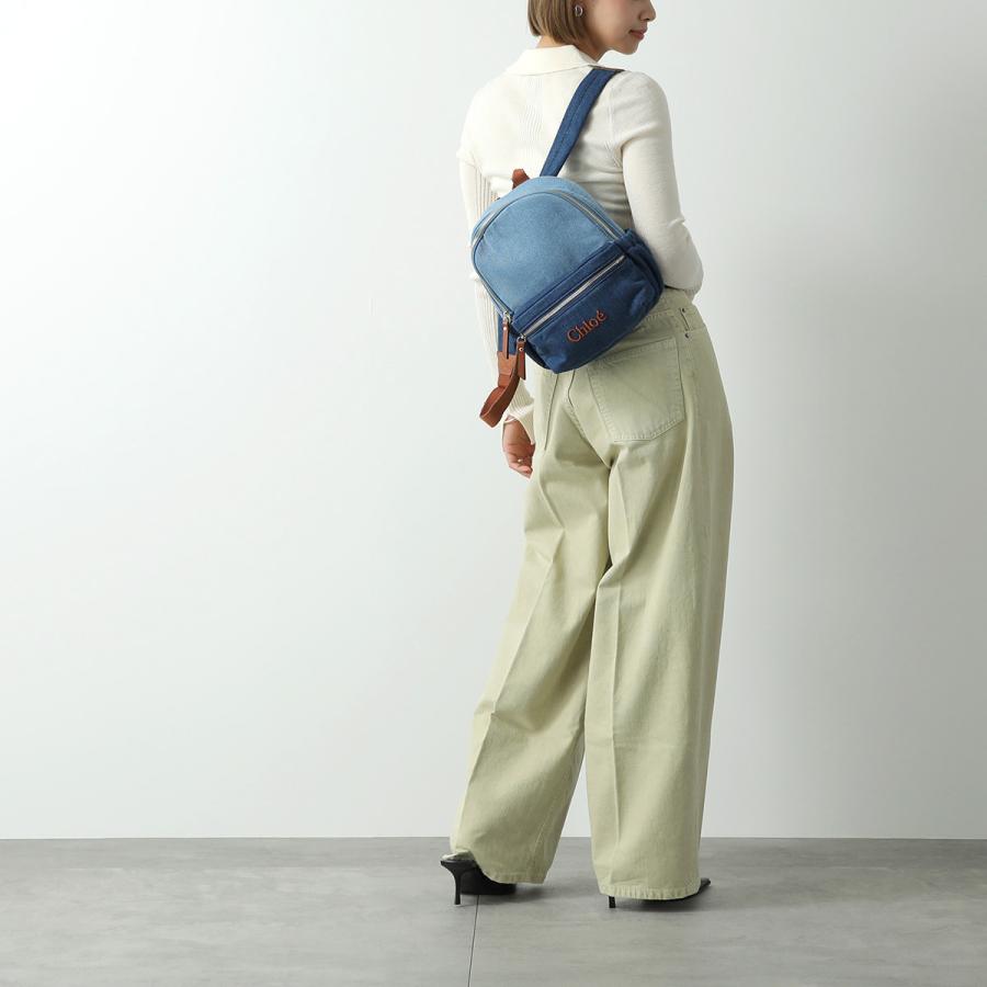 新品！すぐ発送 Chloeクロエデニムブルーバックパックリュック クロエ リュックサック/バックパック バッグ メンズ レディース