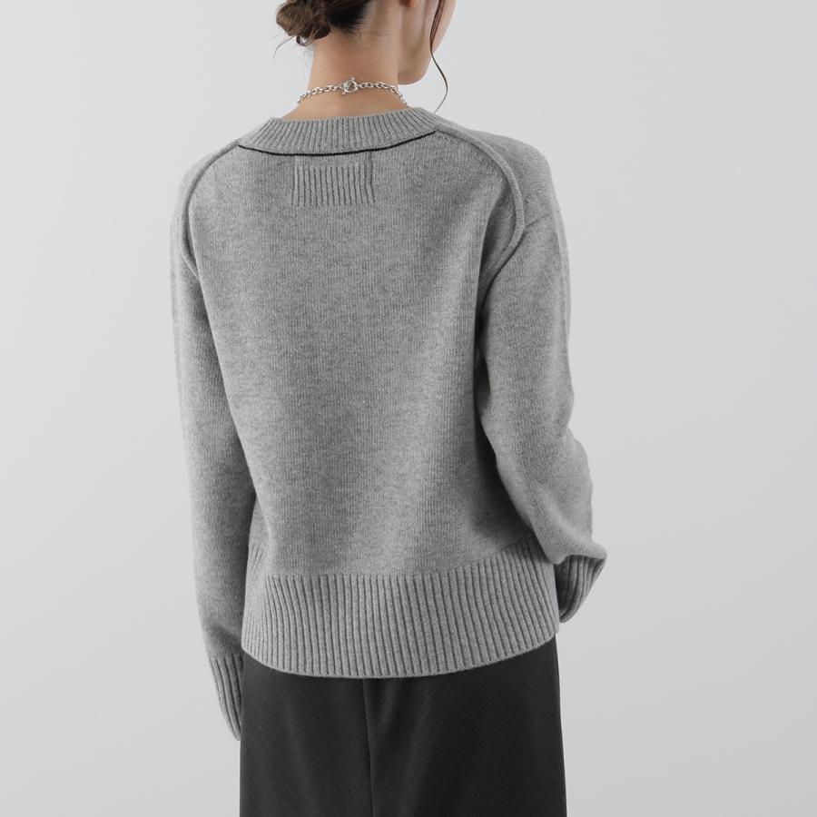 IHATOV イーハトーブ セーター Wool Cashmere Round Knit IH12-6A 