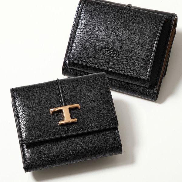 TOD'S（トッズ） TODS 三つ折り財布 T TIMELESS Tタイムレス