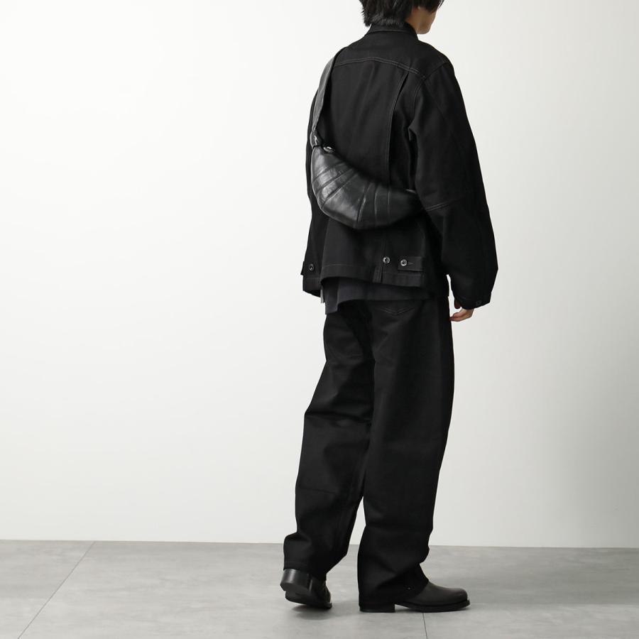 最終値下げ Lemaire ブラックレザーボディバッグ LEMAIRE（ルメール） ボディバッグ MEDIUM CROISSANT BAG ミディアム