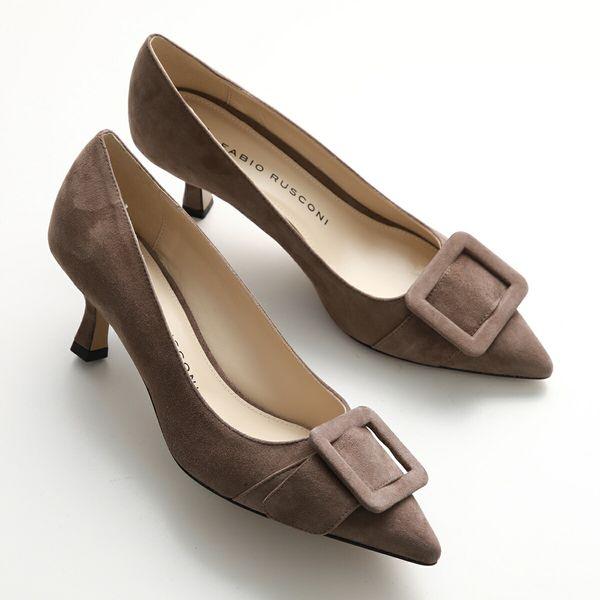 FABIO RUSCONI（ファビオルスコーニ） パンプス I 2580 CAMOSCIO