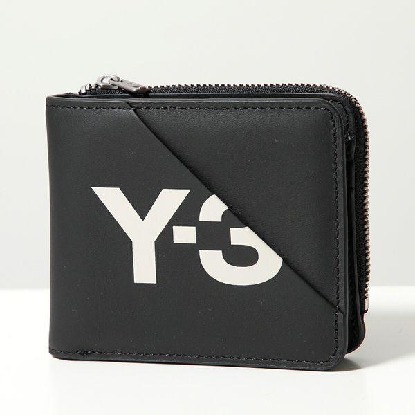 Y-3 ワイスリー 二つ折り財布 IY4061 メンズ レザー ロゴ 小銭入れあり