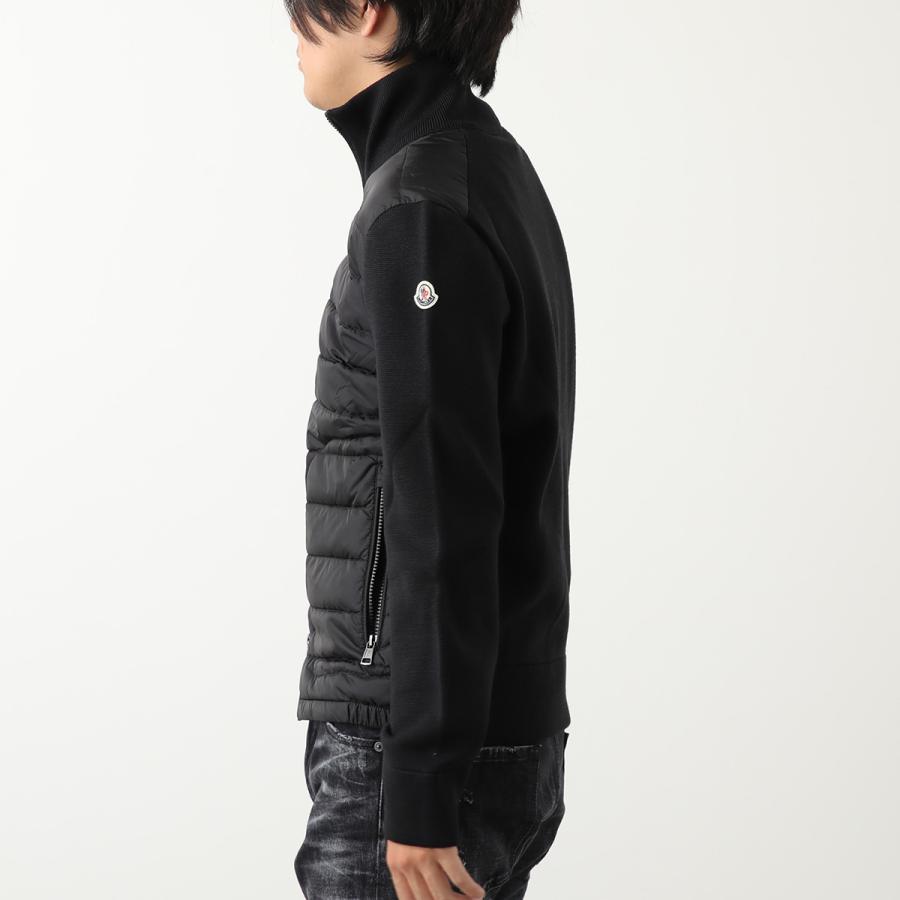 Moncler フリースジャケット 黒 Sサイズメンズダウンガーディガン