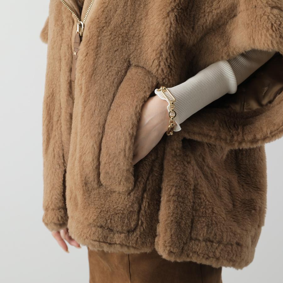 Max Maraマックスマーラテディベアケープジャケット　Newmantcape Max Mara マックスマーラ NEWMANTO テディベア ケープジャケット