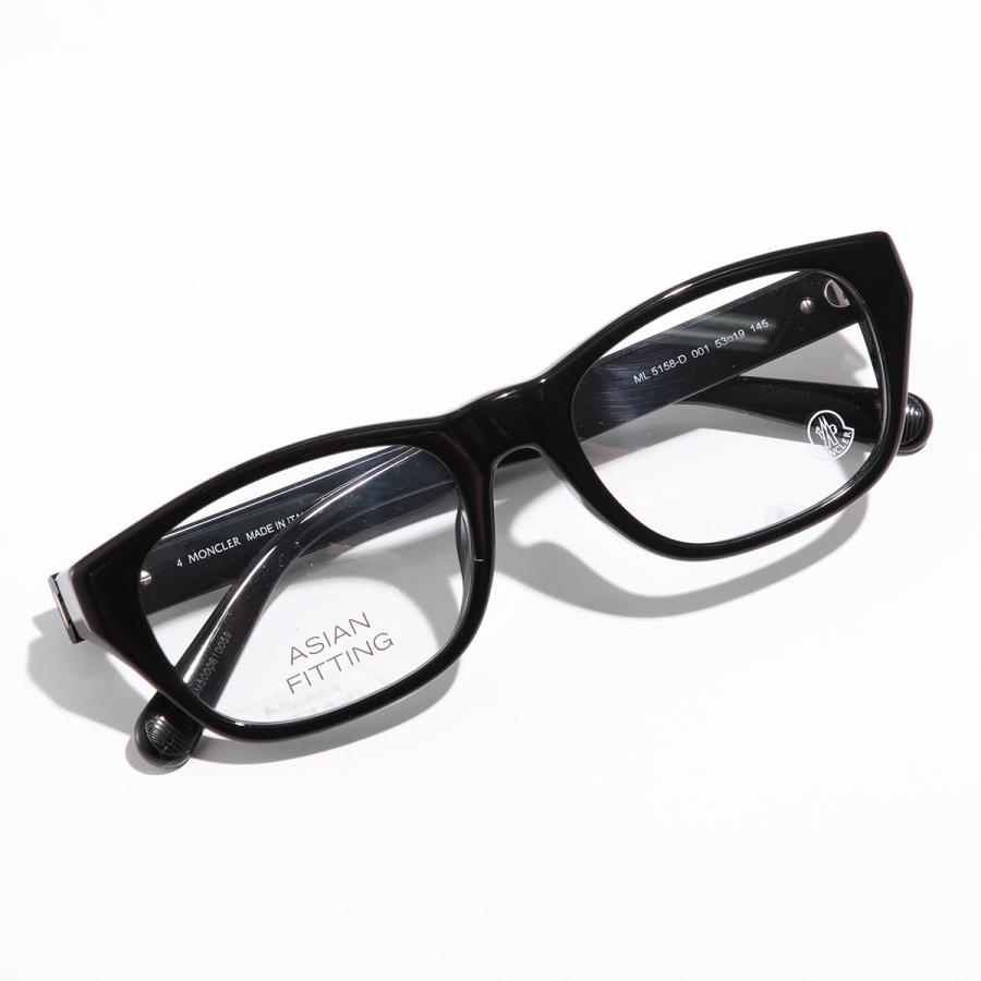 MONCLER モンクレール メガネ ML5158-D メンズ スクエア型 黒縁