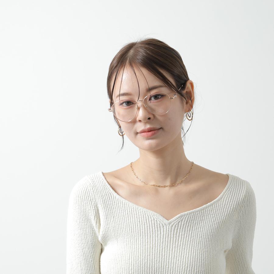 MONCLER（モンクレール） メガネ ML5068 レディース ボストン型 メタル